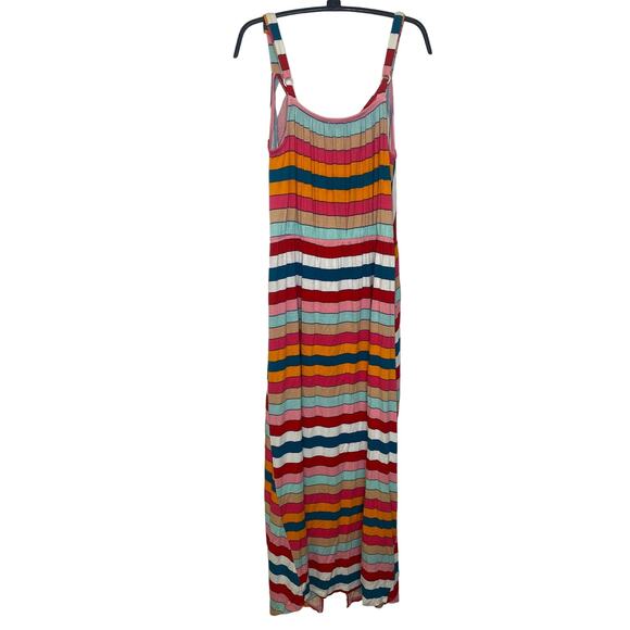 Lane Bryant Colorful Chevron Stripe Mid-Calf Sheath Dress EUC Sz 14/16 Knit - Picture 6 of 15